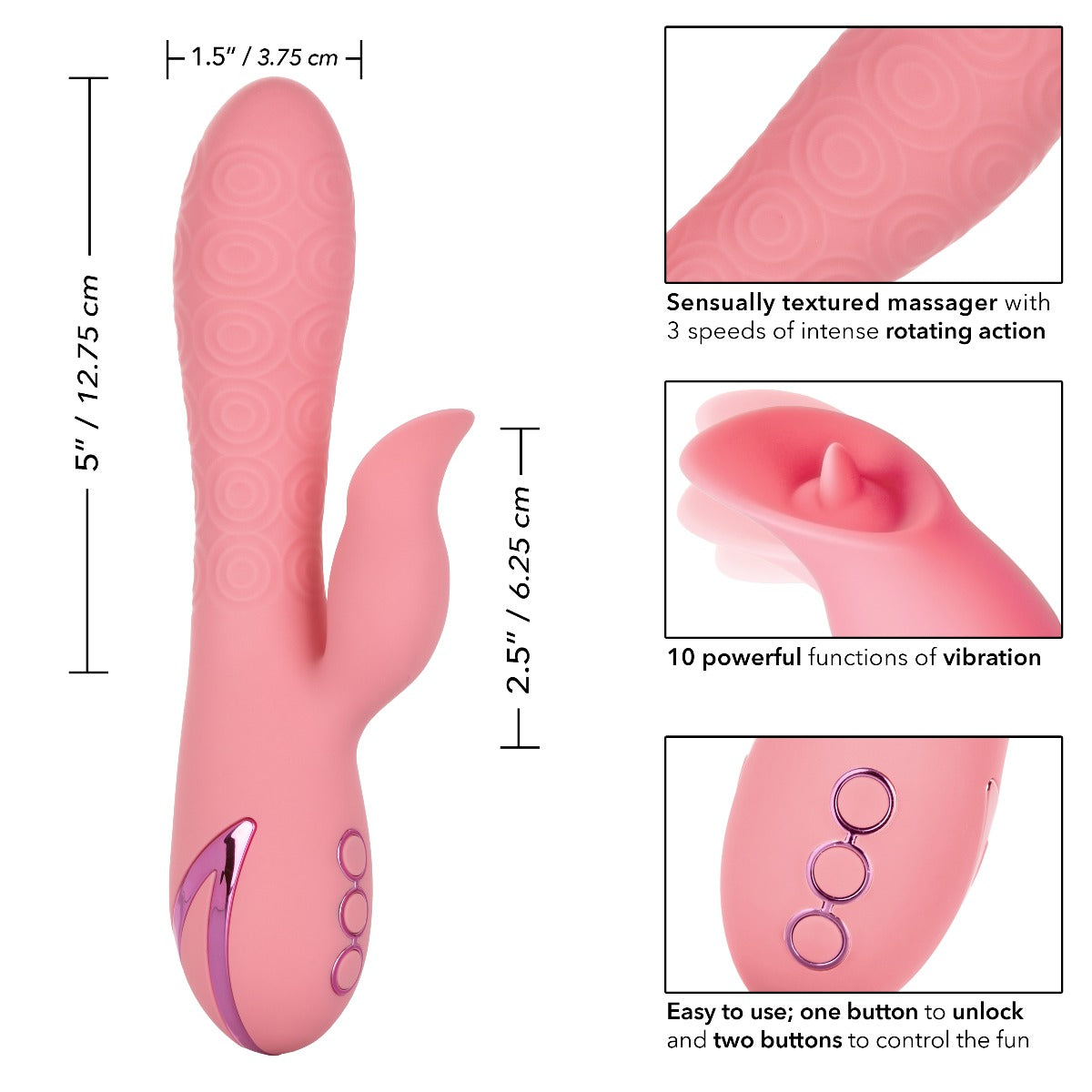 Double stimulation vibrator - California Dreaming - Pasadena Player California Dreaming - Boutique Séduction