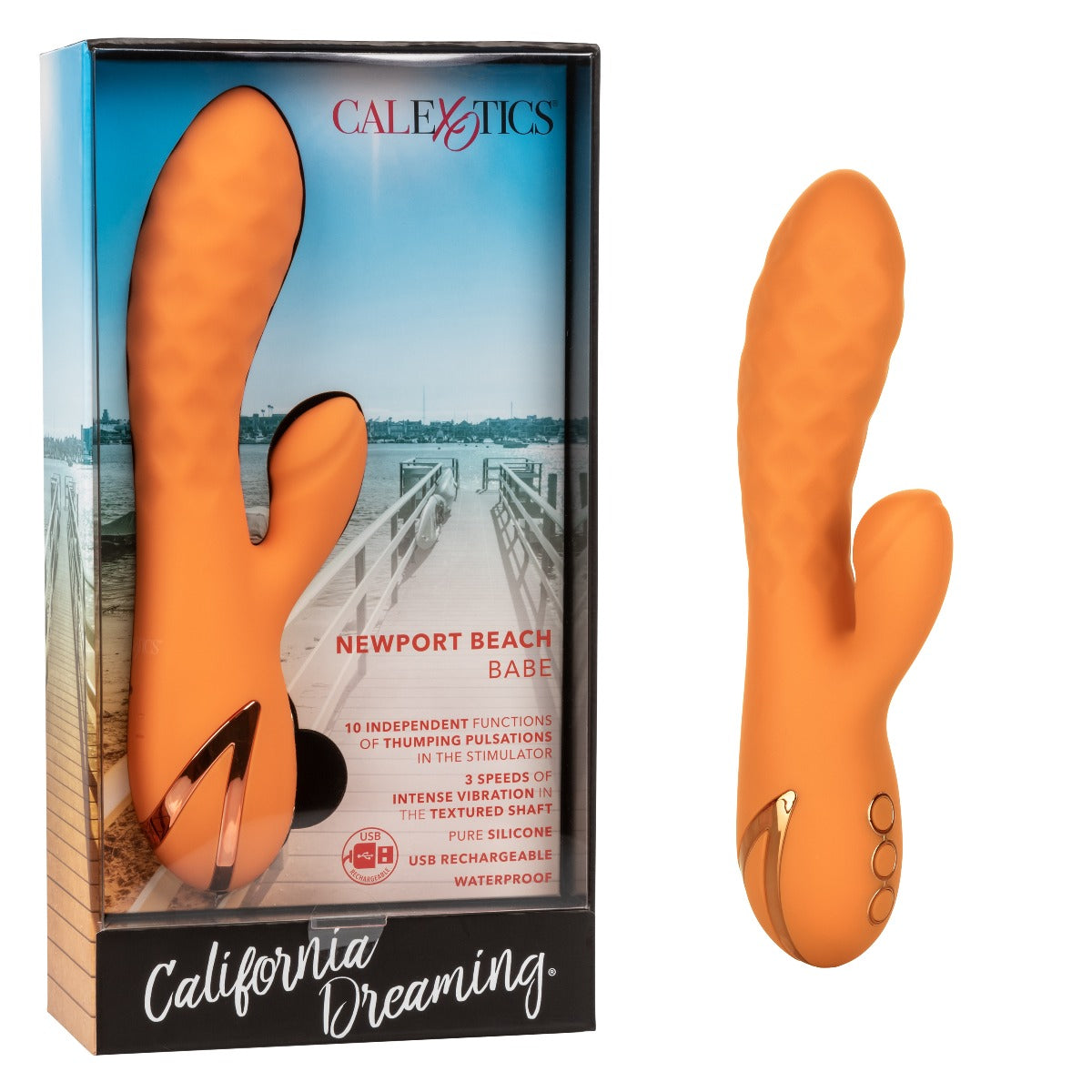 Double stimulation vibrator - California Dreaming - Newport Babe California Dreaming - Boutique Séduction