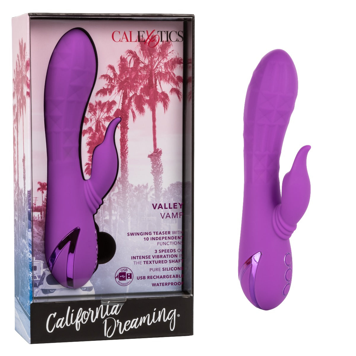 Double stimulation vibrator - California Dreaming - Valley Vamp California Dreaming - Boutique Séduction