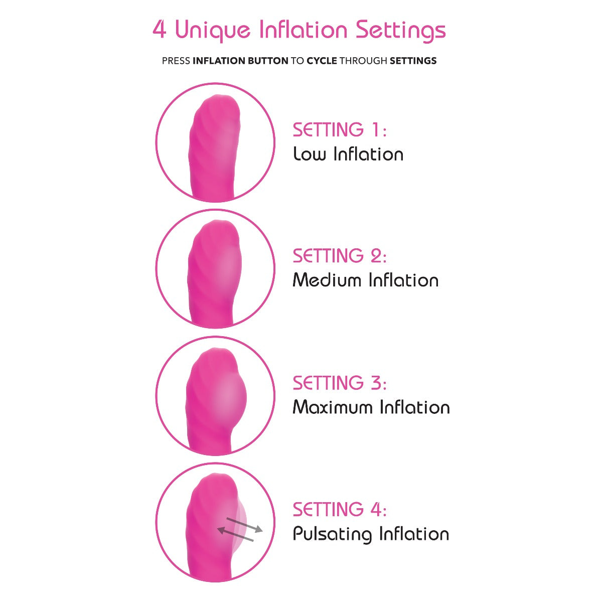 G-WAND Inflatable G-spot Vibrator - INSATIABLE G Insatiable G - Boutique Séduction