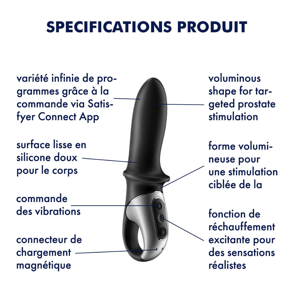 Vibrator Anal - Hot Passion Satisfyer - Boutique Séduction