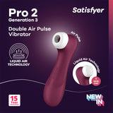 PRO 2 GENERATION 3 Clitoral Stimulator Satisfyer - Boutique Séduction