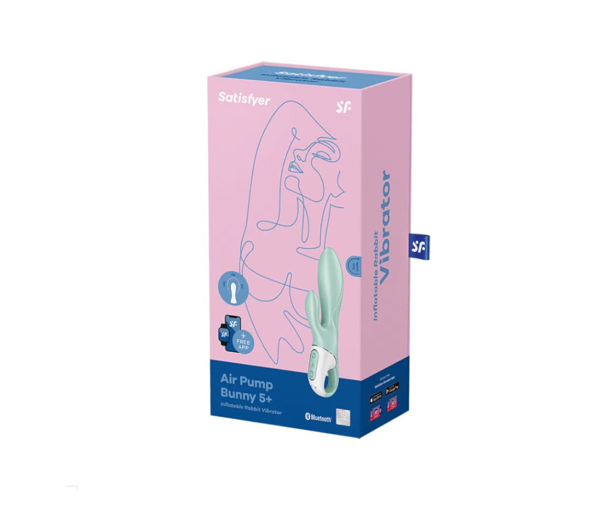 AIR PUMP BUNNY 5+ Double Stimulation Vibrator Satisfyer - Boutique Séduction