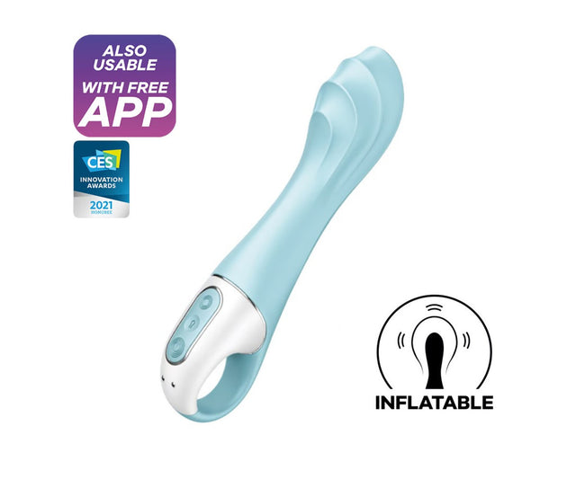 AIR PUMP VIBRATOR 5+ Inflatable G-Spot Vibrator Satisfyer - Boutique Séduction