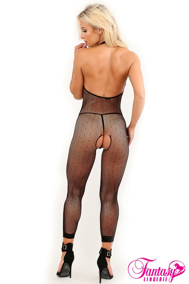 FEELIN' MYSELF Dot Fishnet Bodystocking - FANTASY LINGERIE Fantasy Lingerie - Boutique Séduction