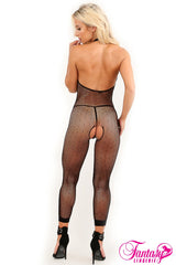 FEELIN' MYSELF Dot Fishnet Bodystocking - FANTASY LINGERIE Fantasy Lingerie - Boutique Séduction