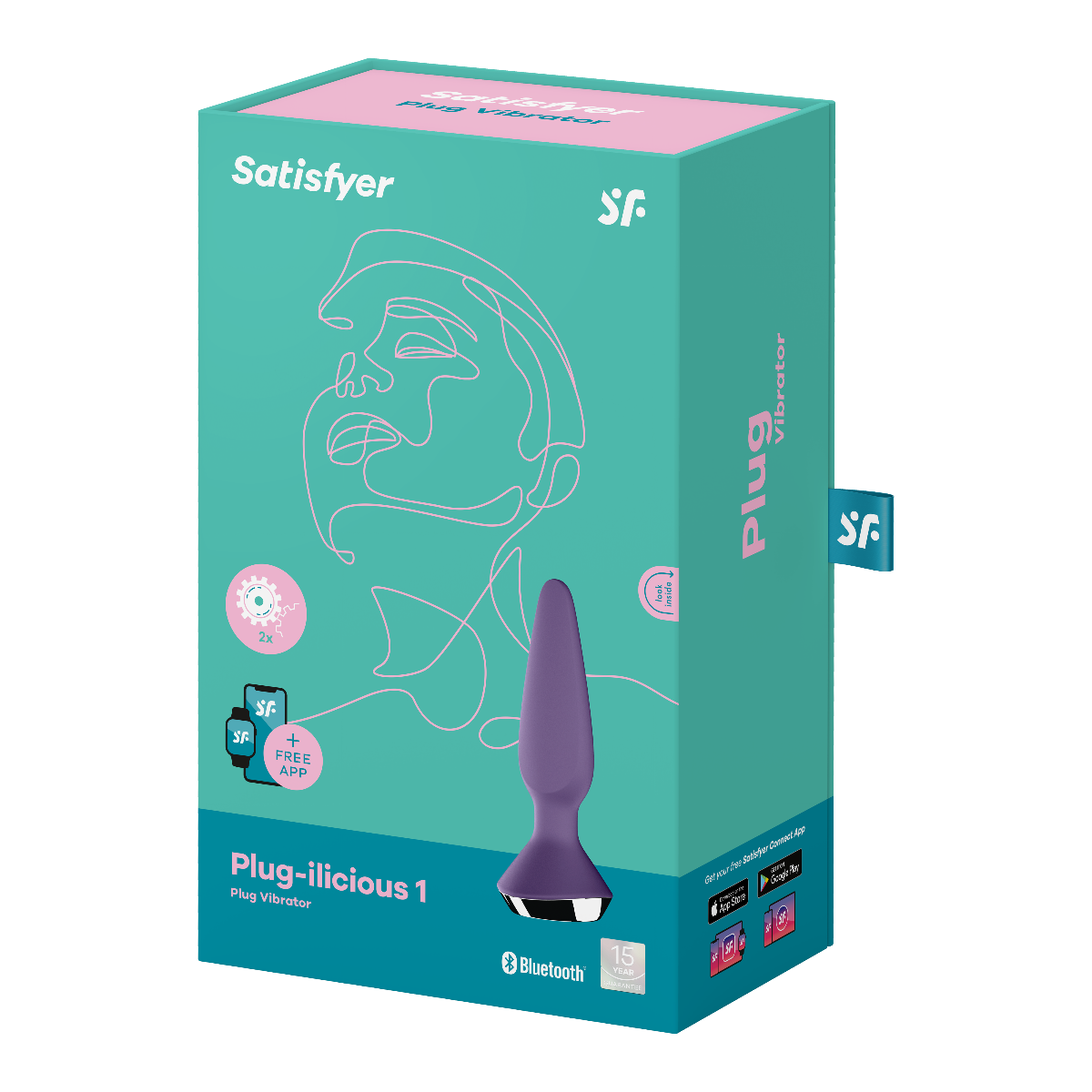 PLUG-ILICIOUS 1 Vibrating Butt Plug Satisfyer - Boutique Séduction