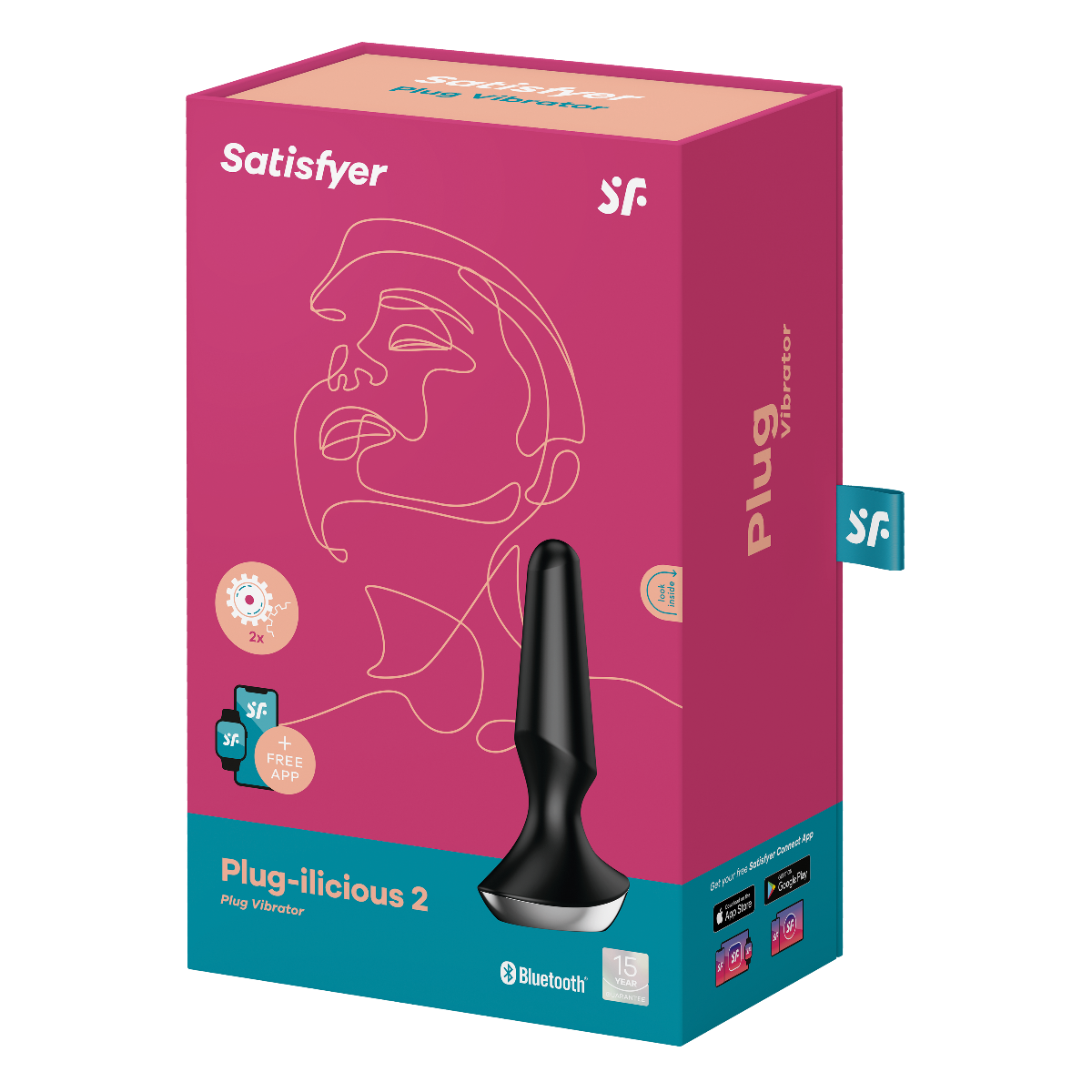 PLUG-ILICIOUS 2 Vibrating Butt Plug Satisfyer - Boutique Séduction