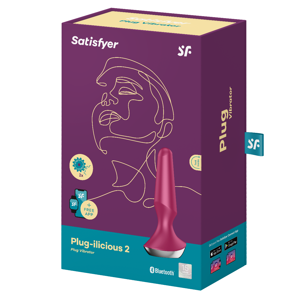 PLUG-ILICIOUS 2 Vibrating Butt Plug Satisfyer - Boutique Séduction