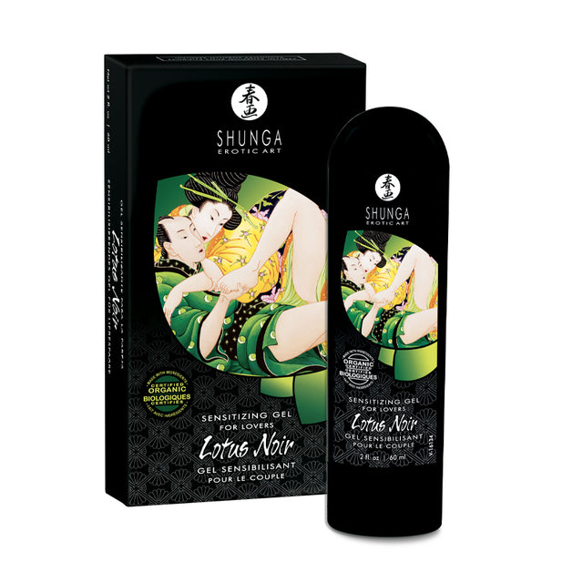 SHUNGA Sensitizing gel - LOTUS NOIR Shunga - Boutique Séduction