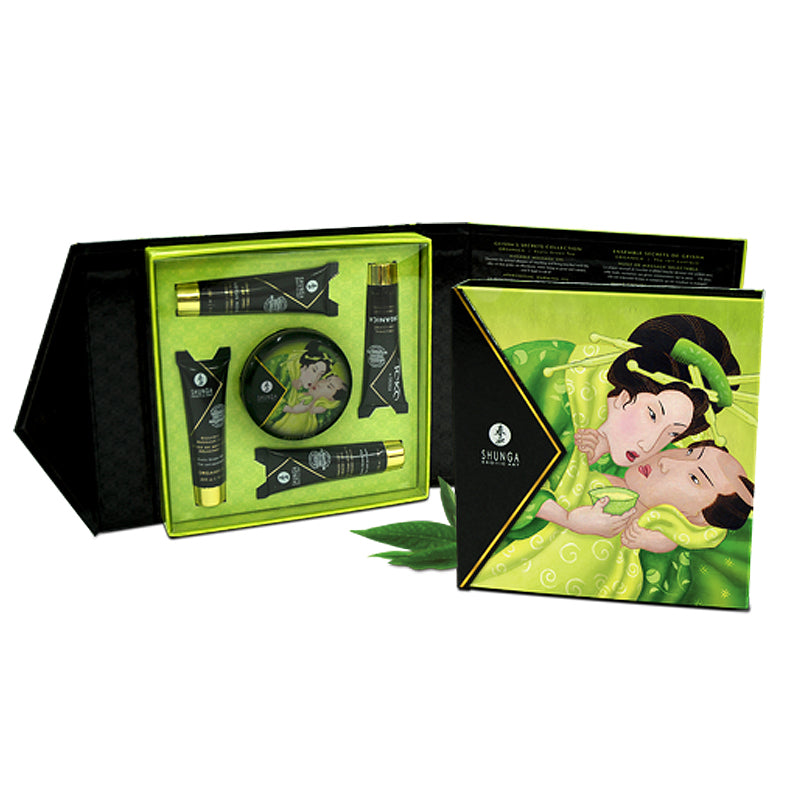 GEISHA'S Secrets Collection Exotic Green Tea - SHUNGA Shunga - Boutique Séduction