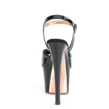 7" (17,8cm) Heel, 2 3/4" (7cm) Platform two tone ankle strap sandal Pleaser Shoes - Boutique Séduction