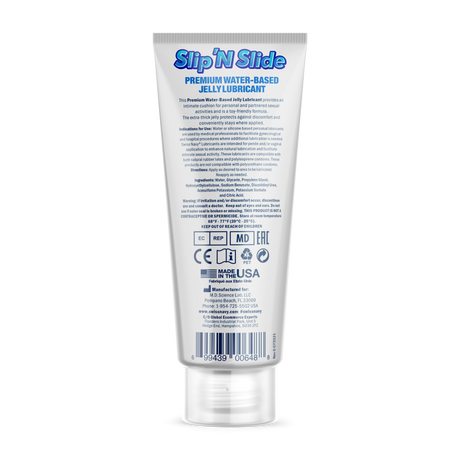 SLIP 'N SLIDE Water Based Jelly Lubricant - SWISS NAVY Swiss Navy - Boutique Séduction