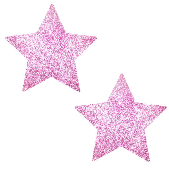 Pasties (2) - Neva Nude - Pony Pink Glitter Star Neva Nude - Boutique Séduction