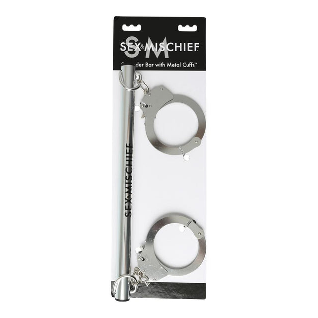 S&M - Spreader Bar With Metal Cuffs Sex & Mischief - Boutique Séduction