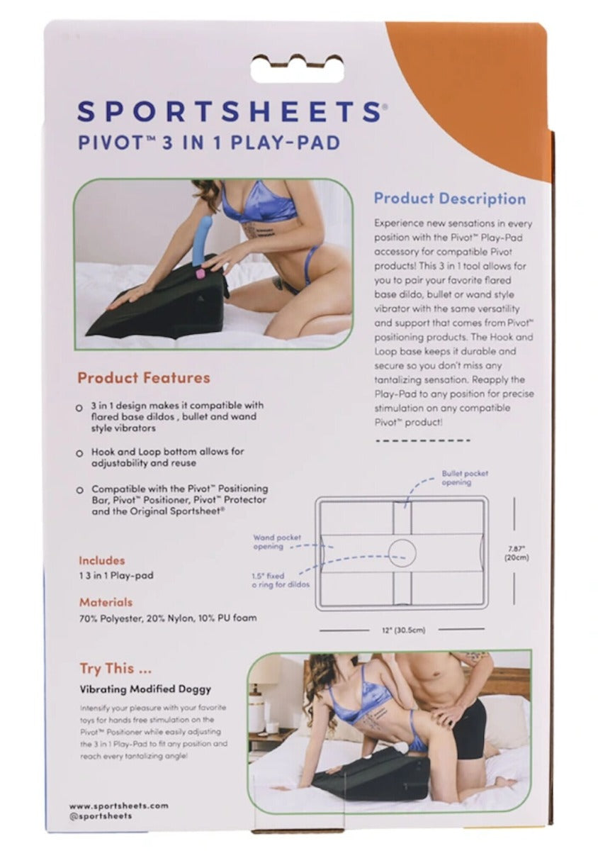 PIVOT 3 in 1 Play-Pad - SPORTSHEETS Pivot - Boutique Séduction