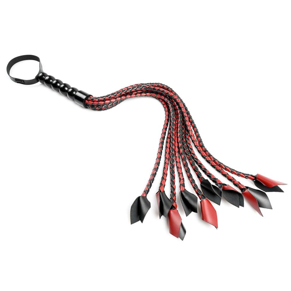 Braided Flogger - SAFFRON Saffron - Boutique Séduction