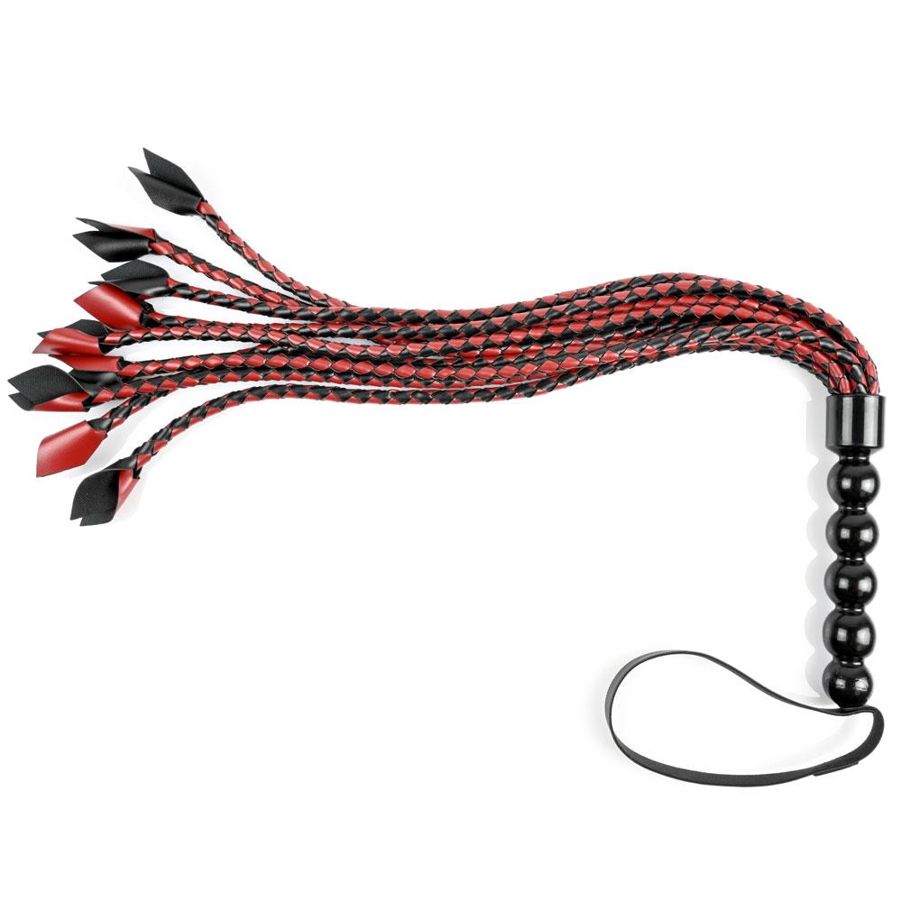 Braided Flogger - SAFFRON Saffron - Boutique Séduction