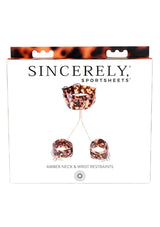 Amber Neck & Wrist Restraints - SINCERELY Sincerely - Boutique Séduction