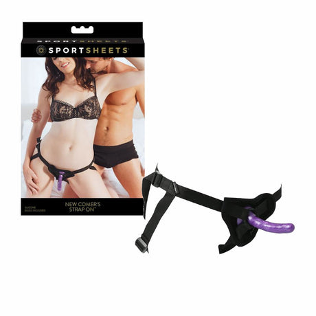 NEW COMER'S Strap-On & Dildo Set - SPORTSHEETS the Sportsheet - Boutique Séduction