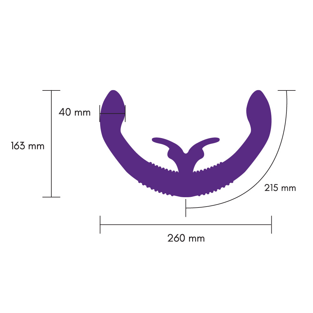Together Couples' Vibrator with Remote Control
