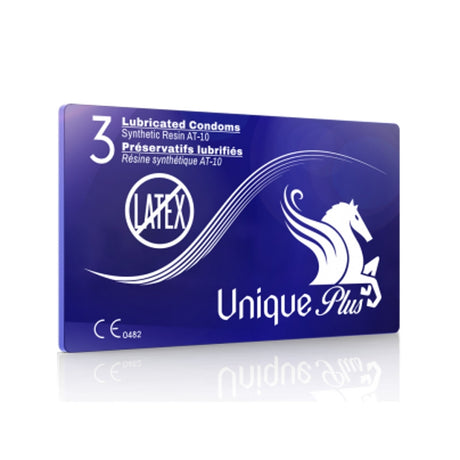 UNIQUE PLUS Condoms Latex-Free (3) Unique - Boutique Séduction